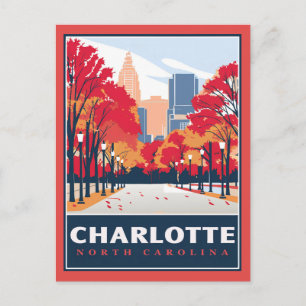 Charlotte, NC  Postcard