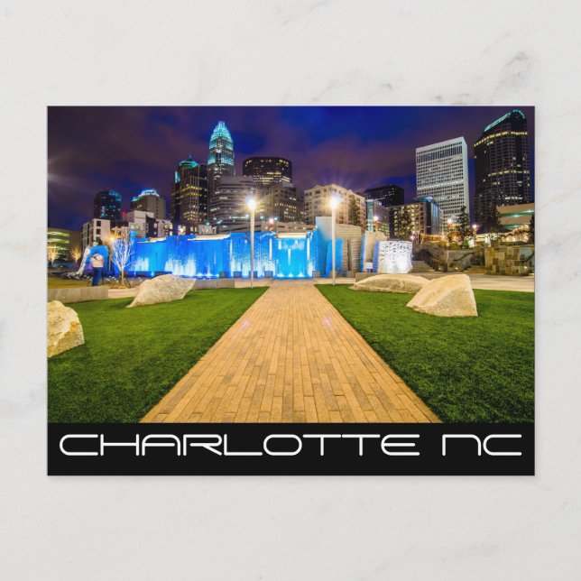 Charlotte NC Postcard (Front)