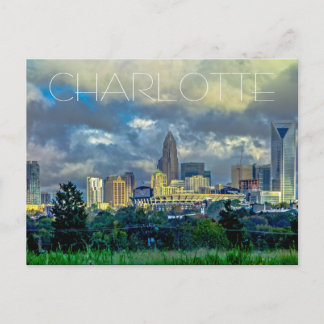 Charlotte NC Postcard