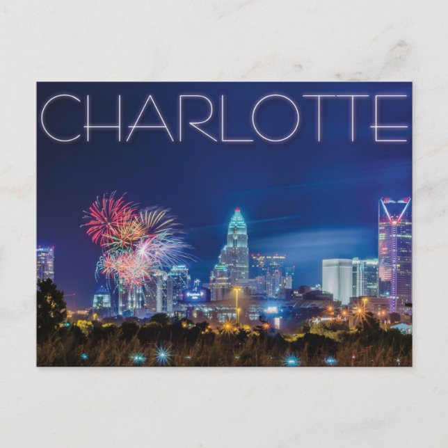 Charlotte NC Postcard (Front)