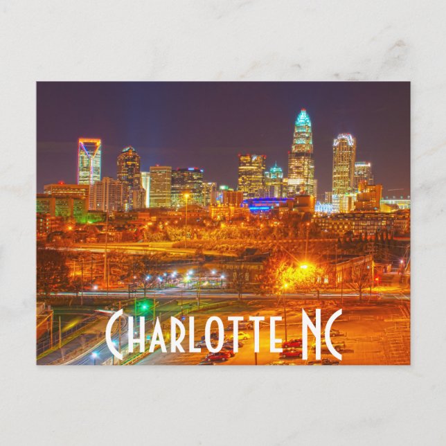 Charlotte NC Postcard (Front)
