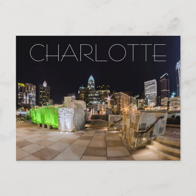 Charlotte NC Postcard (Front)
