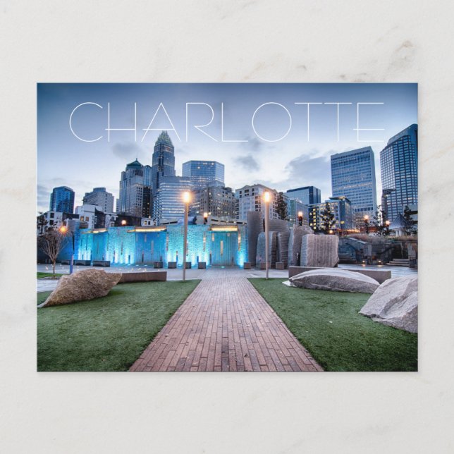 Charlotte NC Postcard (Front)