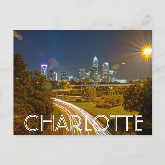 Charlotte NC Postcard (Front)