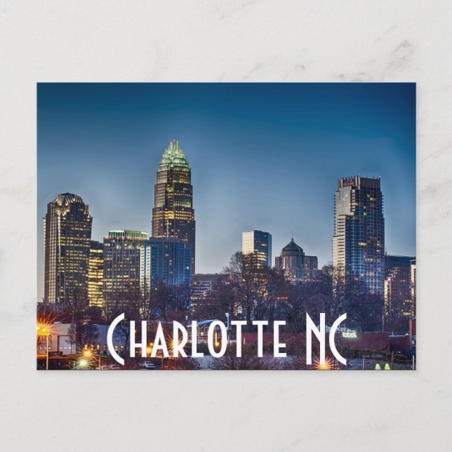 Charlotte NC Postcard (Front)