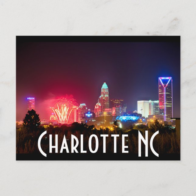 Charlotte NC Postcard (Front)