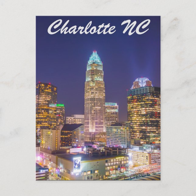 Charlotte NC Postcard (Front)