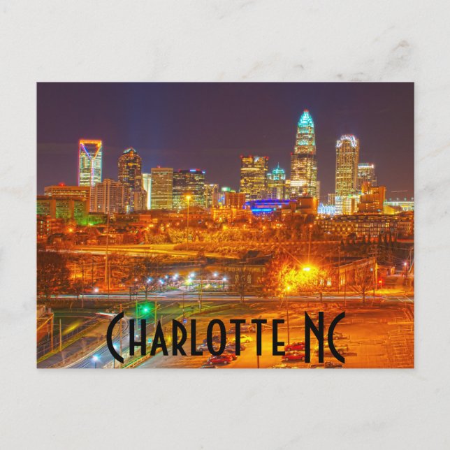 Charlotte NC Postcard (Front)