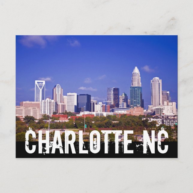 Charlotte NC Postcard (Front)