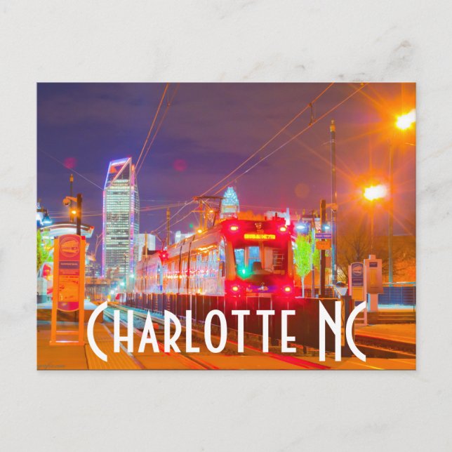 Charlotte NC Postcard (Front)
