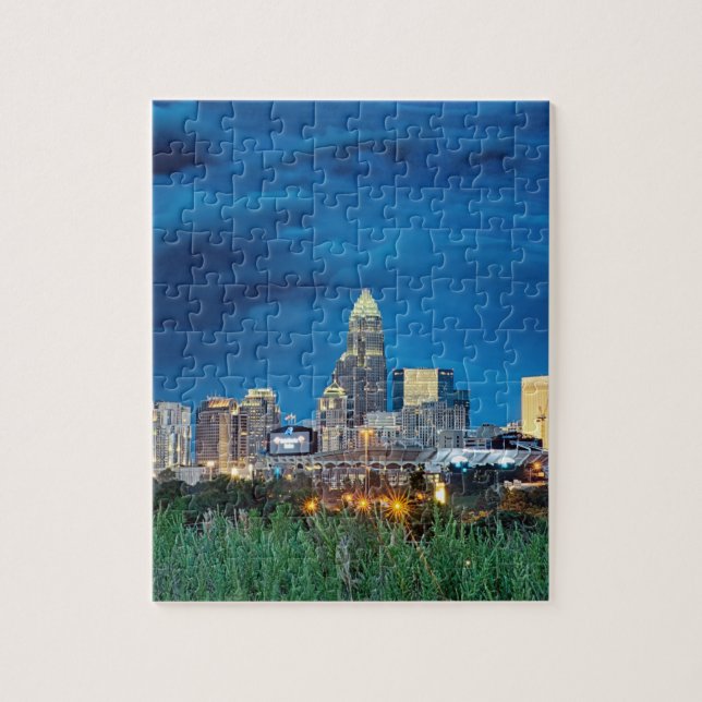 charlotte nc skyline jigsaw puzzle (Vertical)
