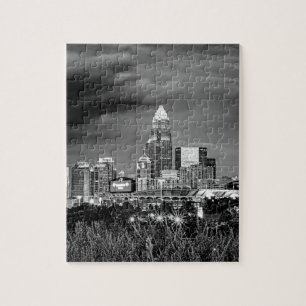 charlotte north carolina architecture skyline buil jigsaw puzzle