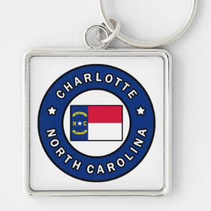 Charlotte North Carolina Key Ring