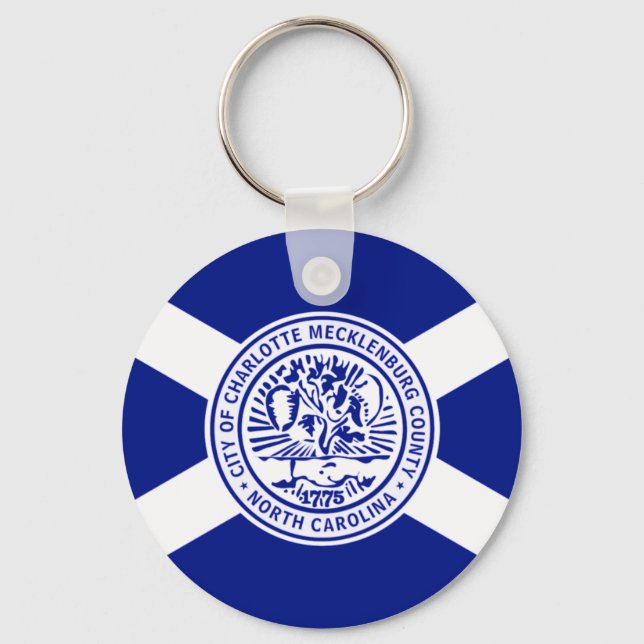 Charlotte (North Carolina) Key Ring (Front)
