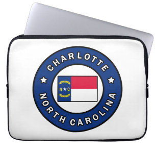 Charlotte North Carolina Laptop Sleeve