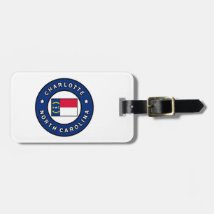 Charlotte North Carolina Luggage Tag