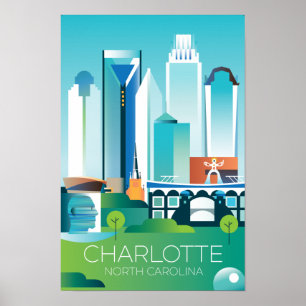 Charlotte, North Carolina Print