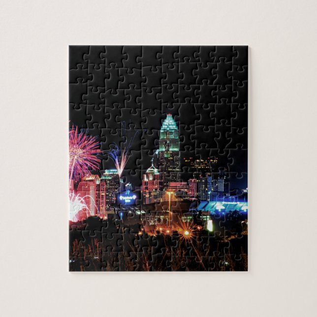 Charlotte, North Carolina skyline Jigsaw Puzzle (Vertical)