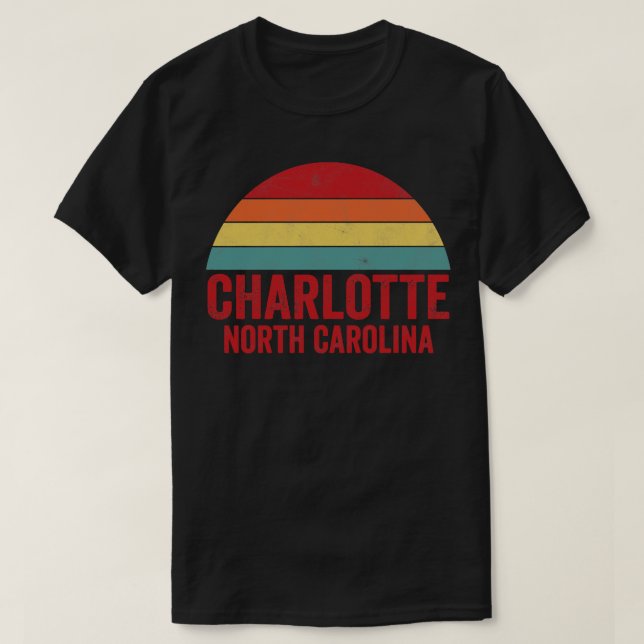 Charlotte North olina T-Shirt (Design Front)