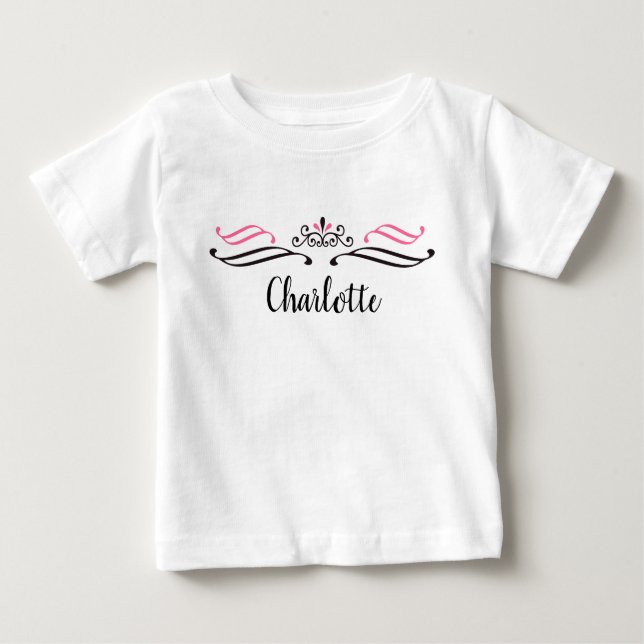 Charlotte Princess Crown T-Shirt (Front)