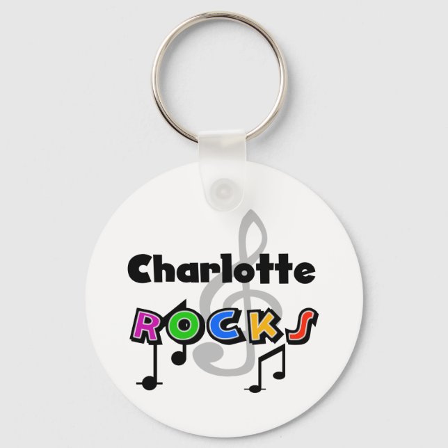 Charlotte Rocks Key Ring (Front)