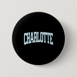 Charlotte Soccer Vintage City _1 6 Cm Round Badge