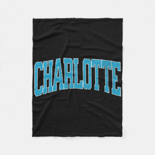 Charlotte Soccer Vintage City Fleece Blanket