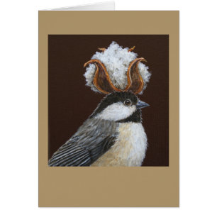 Charlotte the chickadee card