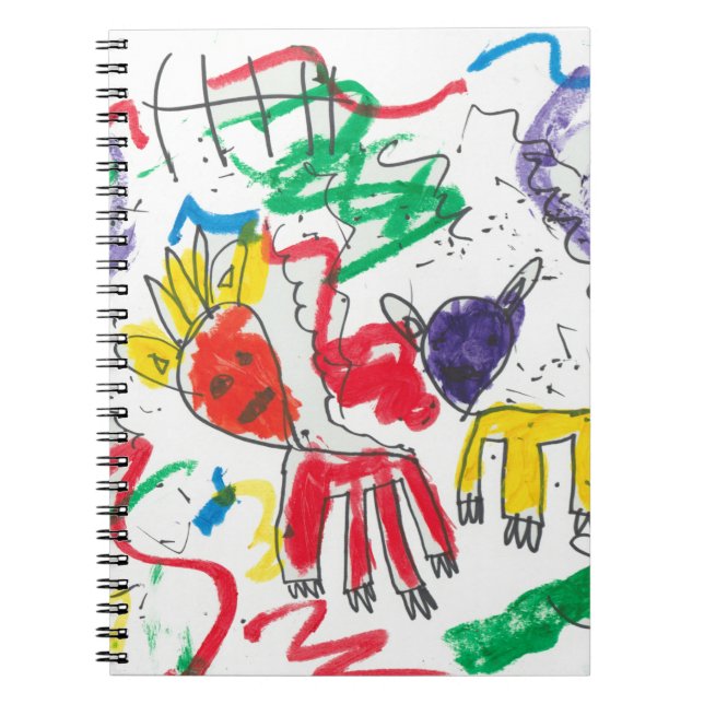 Charlotte's Basquiat inspired art Notebook (Front)