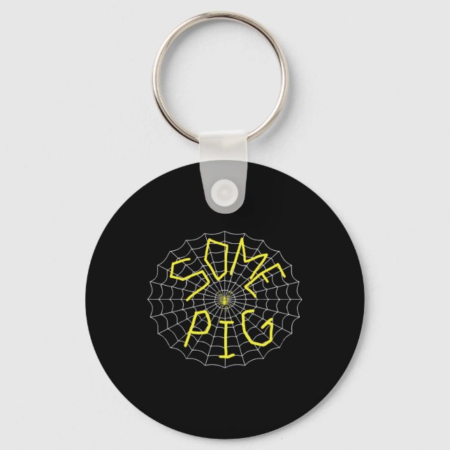 Charlottes Some G Sder Web T Shirt  Key Ring (Front)
