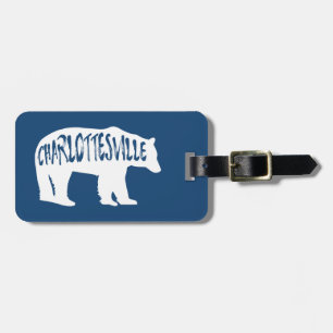 Charlottesville Virginia Bear Luggage Tag