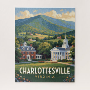 Charlottesville Virginia Blue Ridge Travel Jigsaw Puzzle