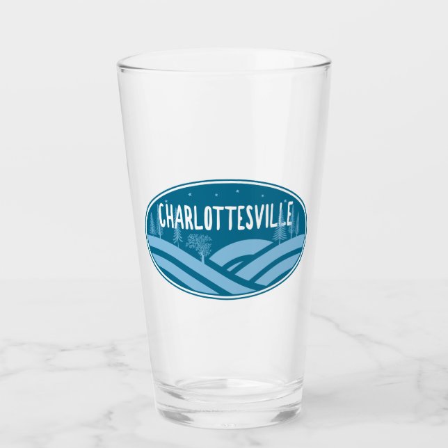 Charlottesville Virginia Outdoors Glass (Front)