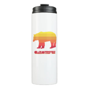 Charlottesville Virginia Rainbow Bear Thermal Tumbler