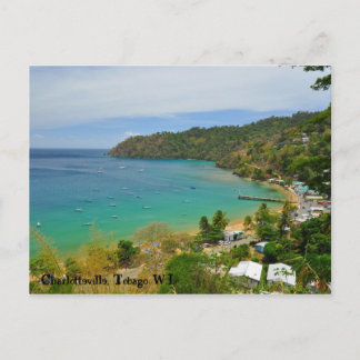 Charlotteville, Tobago W.I. Postcard