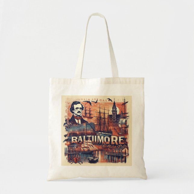 Charm City's Canvas: Baltimore's Best Tote Bag (Front)