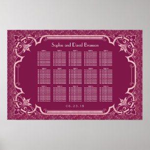 Charm Cooper Great Gatsby Wedding Seating Chart