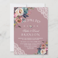 Charm Dusty Blue Dusty Rose Floral We Still Do