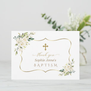 Charm Invitation De Bautizo Con Flores Baptism