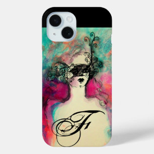 CHARM MONOGRAM / Mysterious Beauty with Mask iPhone 15 Case