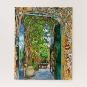 Charm of the tavern in Crete. Jigsaw Puzzle