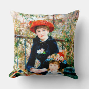 Charmimg Renoir's 'Two Sisters' Famous Painting Cushion