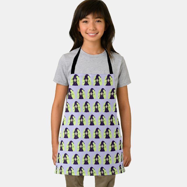 Charming Angry Cute Witch Apron (Insitu)