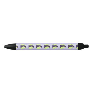 Charming Angry Cute Witch Black Ink Pen