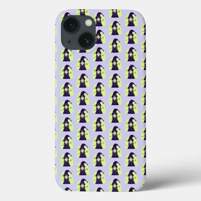 Charming Angry Cute Witch Case-Mate iPhone Case (Back)