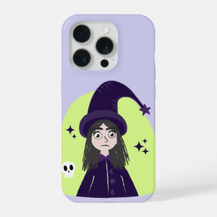 Charming Angry Cute Witch iPhone 15 Pro Case