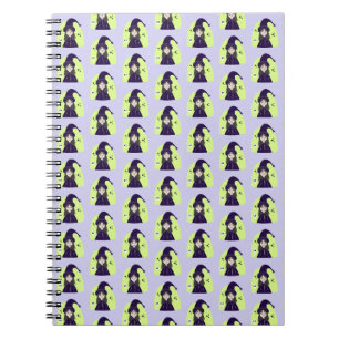 Charming Angry Cute Witch Notebook