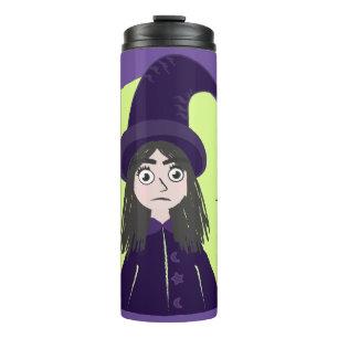 Charming Angry Cute Witch Thermal Tumbler