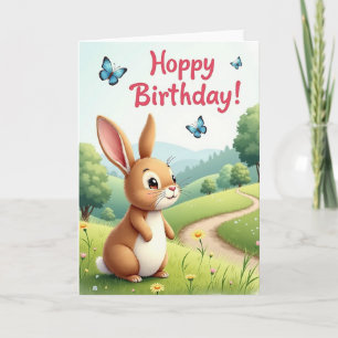 Charming Animal Art Birthday Card