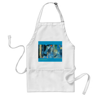 charming apron with lovely image